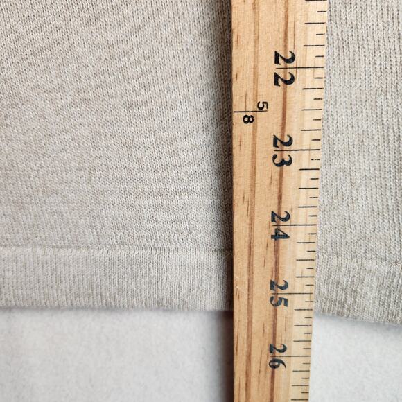 Lord & Taylor Casual Classics Men's SZ L Beige Knit Polo Short Sleeve Lux Fabric - Picture 10 of 13